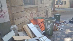 An manchen Stellen gleicht die Stuttgarter Altstadt einer Müllkippe. Foto: /privat