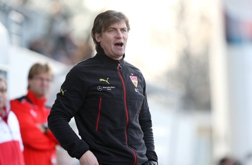 Walter Thomae, der Trainer des VfB Stuttgart II Foto: Pressefoto Baumann