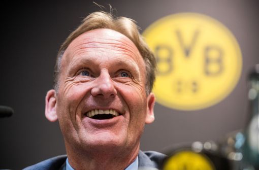 BVB-Geschäftsführer Hans-Joachim Watzke darf sich über einen gelungenen Deal freuen. Foto: dpa/Bernd Thissen