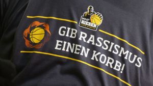 Der  Sport legt die Spur: Klare Ansage der Ludwigsburger Basketballer Foto: Baumann