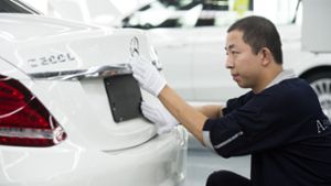 In China hat Mercedes-Benz seinen Absatz um mehr als ein Viertel gesteigert. Foto: Daimler