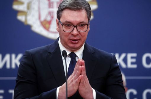 Serbiens Präsident Aleksandar Vučić ist bekannt für seine Schaukelpolitik zwischen dem Westen und Russland. Das verschafft ihm in der EU aber keine Freunde. Foto: AFP/Oliver Bunic