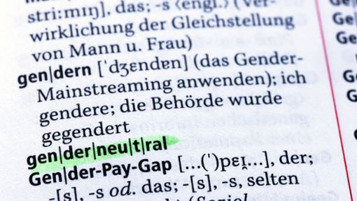 Seit Jahren wird in Deutschland diskutiert, ob männliche Formen in der Sprache  ersetzt werden können. Foto: imago images/Arnulf Hettrich