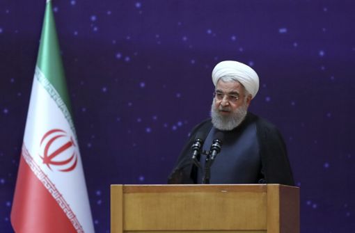 Ruhani nannte das Atomabkommen nicht nur konstruktiv für den Frieden in der Region, sondern auch eine Vertrauensbasis zwischen dem Westen und seinem Land. Foto: AP