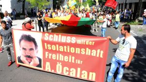 Die Demonstration von Kurden in der Stuttgarter Innenstadt ... Foto: 7aktuell.de/