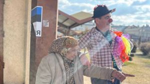 Der Clown Nimrod Eisenberg macht Hilfsbedürftigen gute Laune. Foto: Dream Doctors/  Israel