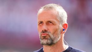 Leipzigs Trainer Marco Rose will mit dem Verein über eine vorzeitige Vertragsverlängerung sprechen. Foto: Jan Woitas/dpa