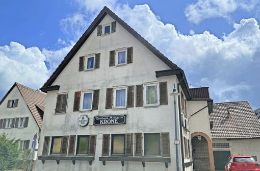 Das ehemalige Gasthaus Krone in Hildrizhausen war vor einigen Jahrhunderten Schauplatz einer wilden Schlägerei. Foto: Theermann