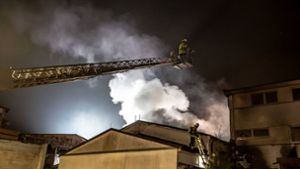Eine Silvesterrakete setzte laut Polizei einen Dachstuhl in Bietigheim-Bissingen in Brand. Foto: 7aktuell.de/Marc Gruber