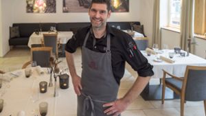 Steffen Ruggaber ist der Küchenchef im Restaurant Lamm in Rosswag. Foto: factum/Weise