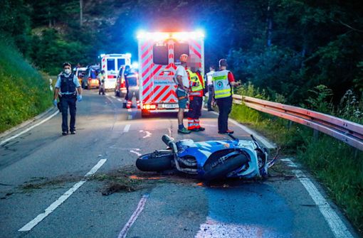 Der Motorradfahrer kam bei dem Unfall ums Leben. Foto: 7aktuell.de/Christina Zambito/7aktuell.de | Christina Zambito