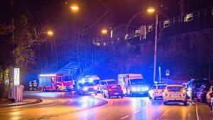 Ein Kabelbrand im Stadtbahntunnel bei Degerloch löste  am 2. Dezember einen Großeinsatz der Feuerwehr aus Foto: 7aktuell.de/Adomat