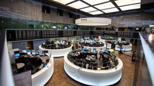 Die Frankfurter Börse: Börsenhändler und Banker verdienten gut mit Cum-Ex-Geschäften. Foto: dpa