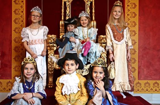 Einmal Prinz oder Prinzessin sein: Im Kinderreich des Ludwigsburger Schlosses ist das alles möglich. Foto: Schloss Ludwigsburg
