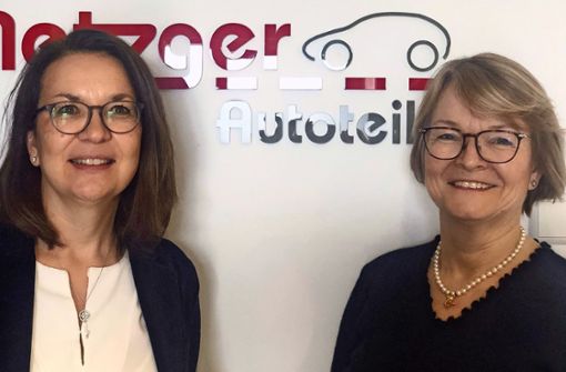 Isabel Brockmann-Metzger (links) und ihre Schwester Marion Metzger führen die Autoteile-Firma gemeinsam. Foto: Fritzsche