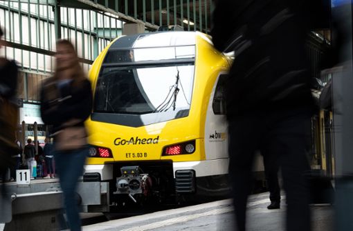 Der private Zug-Anbieter  Go-Ahead geht davon aus, dass nach der Streikabsage alle Züge wie geplant fahren werden. Foto: dpa/Fabian Sommer