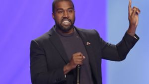 US-Rapper Kanye West tritt als US-Präsidentschaftskandidat an. Ein ernst gemeinter Versuch? (Archivbild) Foto: dpa/Michael Wyke
