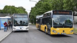 Eine weitere Buslinie könnte künftig die  Haltestelle Karl-Benz-Platz  anfahren. Foto: Mathias Kuhn