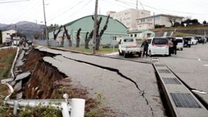 Das Erdbeben hatte die Stärke 7,4. Foto: AFP/YUSUKE FUKUHARA