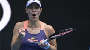 Angelique Kerber steht bei den Australien Open in Runde drei. Foto: AP/Andy Brownbill