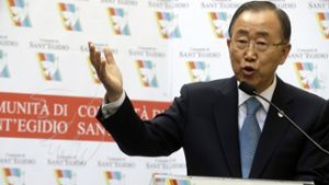 Ban Ki Moon kommt überraschend zu Gesprächen in den Nahen Osten. (Archivfoto) Foto: AP