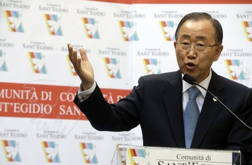 Ban Ki Moon kommt überraschend zu Gesprächen in den Nahen Osten. (Archivfoto) Foto: AP