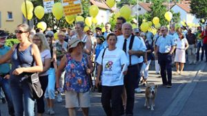 2017 protestierten 650 Menschen gegen mögliche Atommülleinlagerungen. Foto: privat