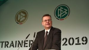 DFB-Präsident Reinhard Grindel steht einmal mehr in der Kritik. Foto: Bongarts