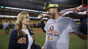 Carlos Correa hat seiner Freundin Daniella Rodriguez einen Antrag gemacht. Foto: AP