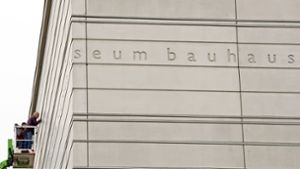 Das neue Bauhaus-Museum ist ein schlichter Betonkubus. Foto: AP