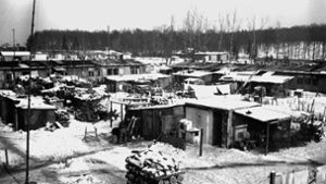 Die Keimzelle von Rot: Das Barackenlager auf der Schlotwiese war nach dem Zweiten Weltkrieg   das größte  Flüchtlingslager in  Stuttgart. Foto: privat