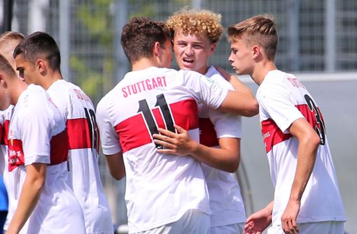 Pokalerfolg für die U19 des VfB Stuttgart Foto: Pressefoto Baumann/Julia Rahn