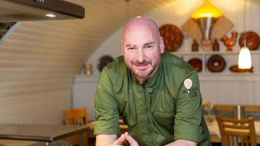 Timo Böckle vom Hotel „Reussenstein“ in Böblingen erhält erstmals einen grünen Michelin-Stern. Foto: Eibner/Sandy Dinkelacker