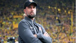 Sebastian Hoeneß hat den VfB Stuttgart von den Abstiegsrängen in die Champions League geführt. Foto: Baumann/Julia Rahn