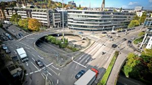 In den Sommerferien beginnt die Sanierung des Rondells am Österreichischen Platz in Stuttgart, das einen der unwirtlichsten Plätze Stuttgarts markiert. Foto: Lichtgut/Achim Zweygarth
