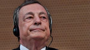 Der italienische Ministerpräsident Mario Draghi will sich an diesem Mittwoch vor dem Parlament erklären. Foto: AFP