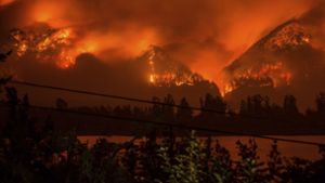 Das Verursachen eines Waldbrandes kann teuer werden. Foto: KATU-TV/AP