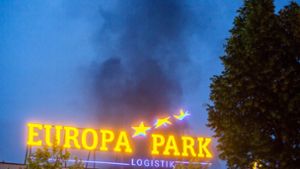Das Feuer im Europa-Park Rust ist gelöscht. Foto: 7aktuell.de/Simon Adomat