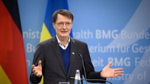 Karl Lauterbach äußert sich Anfang Februar zu deutscher Unterstützung im Gesundheitssektor. Foto: dpa/Bernd von Jutrczenka