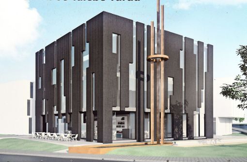 Die Moschee ist bereits in Bau, so soll sie einmal aussehen. Foto: Archiv Günter E. Bergmann