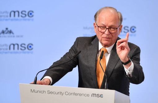 Wolfgang Ischinger ist seit 2008 Vorsitzender der Münchner Sicherheitskonferenz. Foto: Getty