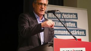 Der Linkspartei-Vorsitzende Bernd Riexinger attackiert vor allem die Grünen. Foto: Die Linke/Roland Hägele