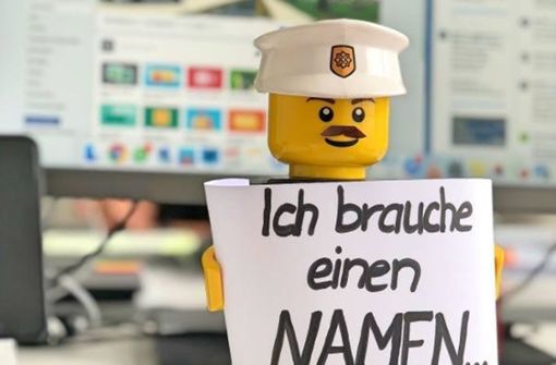 Hat mittlerweile einen Namen: das Maskottchen des Social-Media-Teams der Polizei Ludwigsburg – LuPo. Foto: Polizei Ludwigsburg