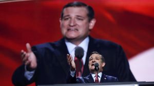 Ted Cruz hat Kandidat Donald Trump die Gefolgschaft verweigert. Foto: AP