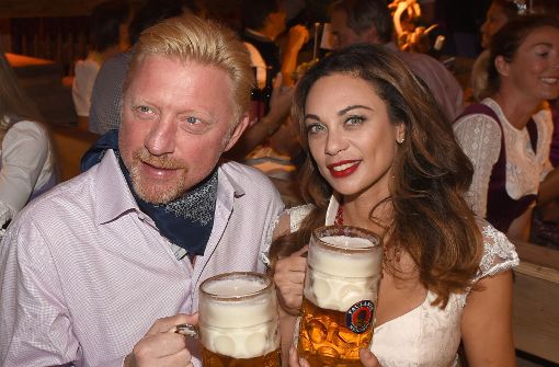 Lilly Becker – hier an der Seite ihres Ehemannes Boris Becker während des Oktoberfests 2016 – setzt sich vor der Kamera  normalerweise gerne in Szene. Aber nur wenn sie ins rechte Licht gerückt wird. Foto: dpa