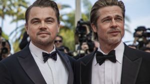 Die Hollywood-Größen Leonardo DiCaprio und Brad Pitt werden in Cannes gefeiert. Foto: dpa