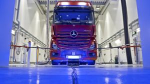 Daimler und Volvo tun sich bei Brennstoffzellen für Lkw zusammen. Foto: dpa/MediaPortal Daimler AG