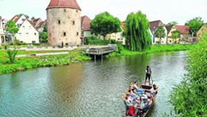 Der Ferientipp im Landkreis Ludwigsburg: Mit dem Stocherkahn über die Enz