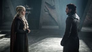 „Game of Thrones“-Traumpaar: Emilia Clarke als Daenerys Targaryen und Kit Harington als Jon Snow Foto: HBO