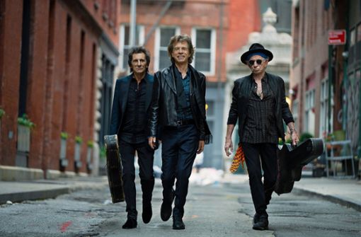 Ron Wood, Mick Jagger und Keith Richards (von links) sind die Rolling Stones Foto: dpa/Mark Seliger